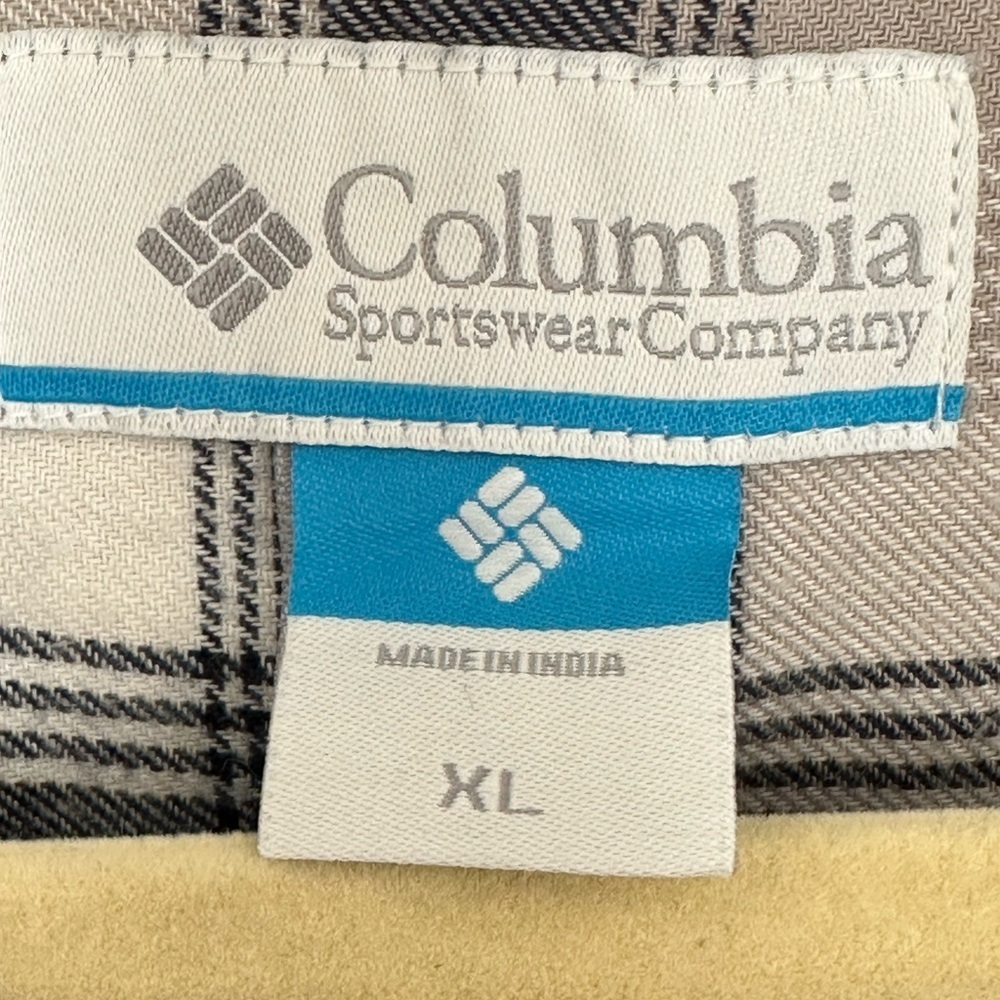 COLUMBIA‎ CAL Bears Collegiate Plaid Flannel Shirt Long Sleeve Cotton Casual XL - Picture 10 of 14